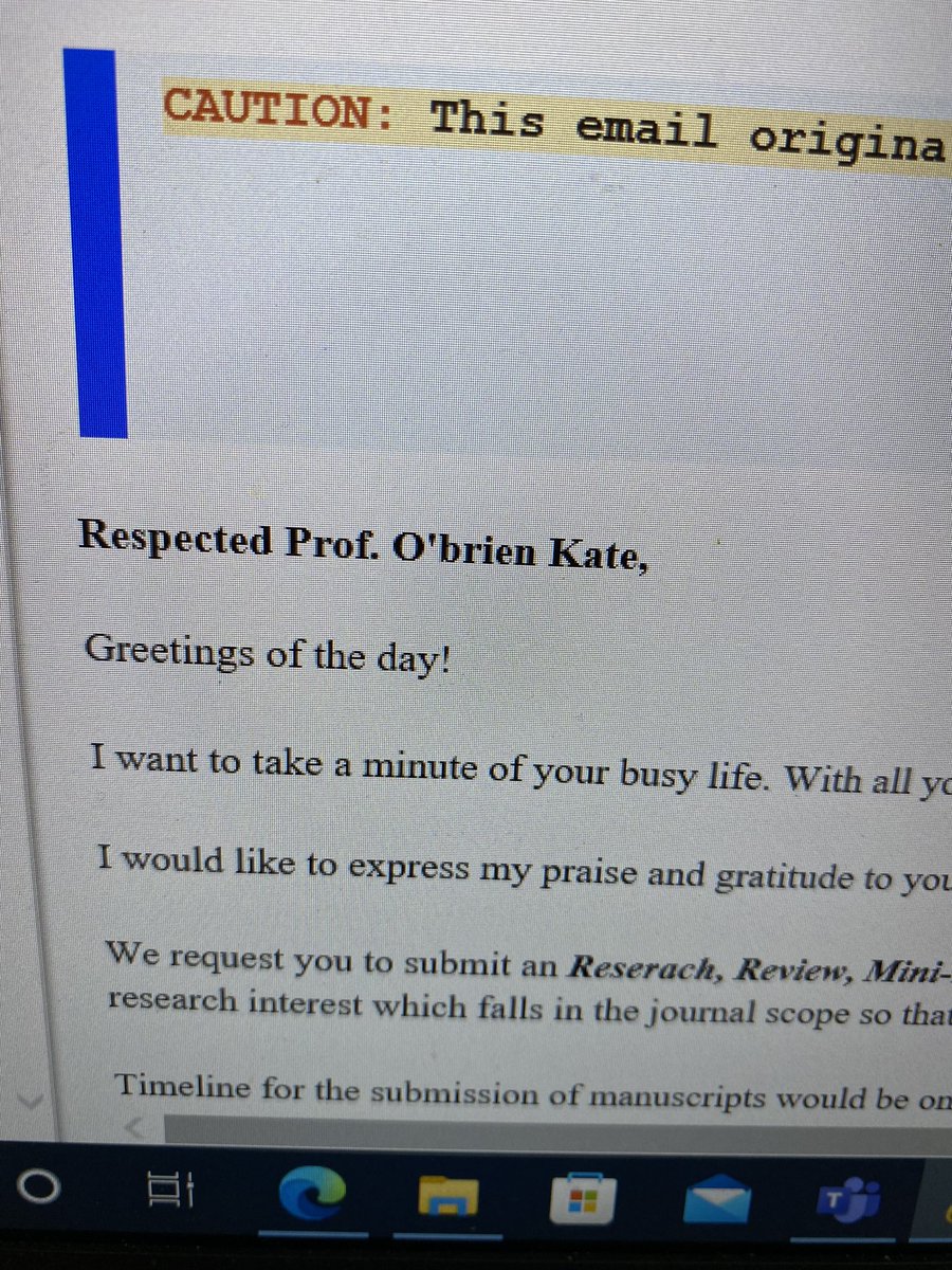 With each new email from a journal I get a promotion/new title #prof #greetingsoftheday