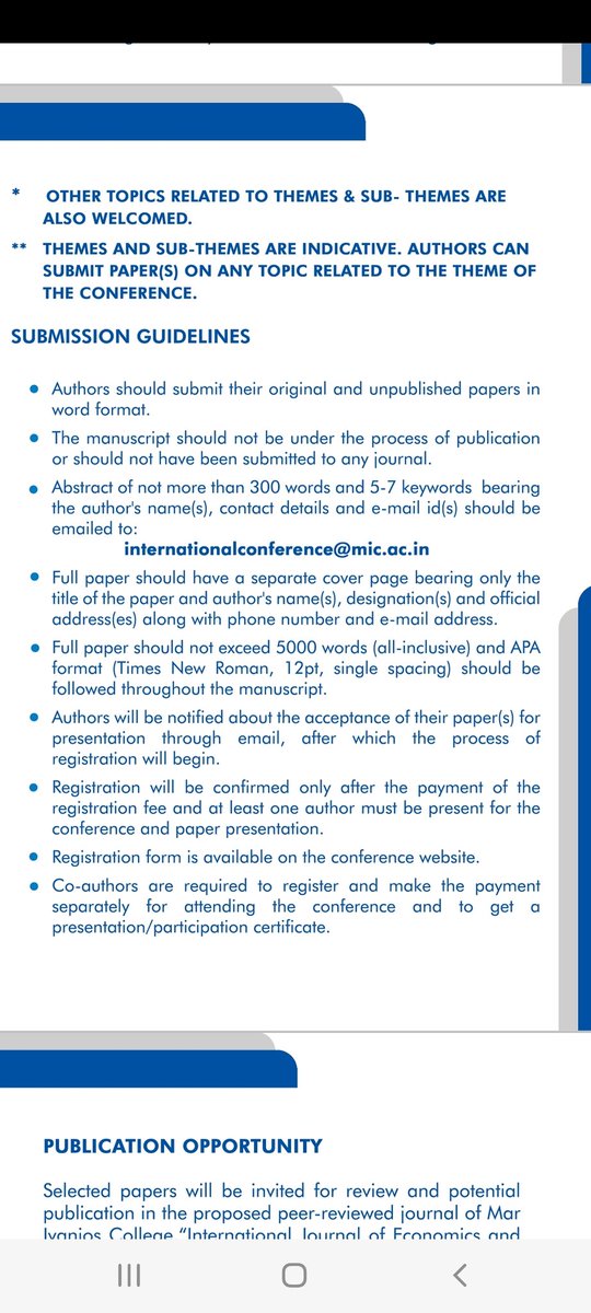 IvaniosMar's tweet photo. A Three Day International Conference On Industry 4.0-Eliciting Emerging Opportunities in the New Millennium is being organized by the Research Promotion and Ethics Committee and PG  &amp; Research Department of Commerce, Mar Ivanios College, Trivandrum. https://t.co/VEkVr47m3t