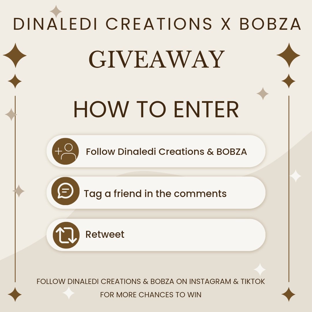 Dinaledi_Create's tweet image. We have partnered with @BOBZA_rekaofela for the second leg of our 2-part giveaway. 

One follow stands a chance to win our custom puzzle set for the little star in their world. 

See entry info below ⭐

Good luck &amp;amp; let's create magic for our little stars ✨