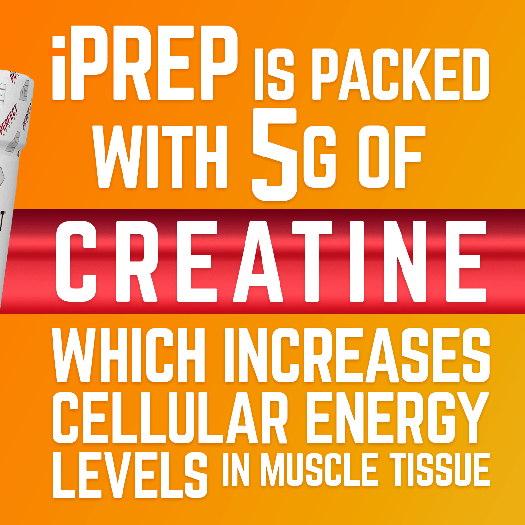 DID YOU KNOW❓❓❓iPREP has 5g of CREATINE? ⚡💪

Increase muscle size and strength and cellular energy 🙌 Pick some up today at your local Walmart! 

#BEGREAT #perfectsports #iPREP #energy #didyouknow #creatine #cellularenergy #muscletissue