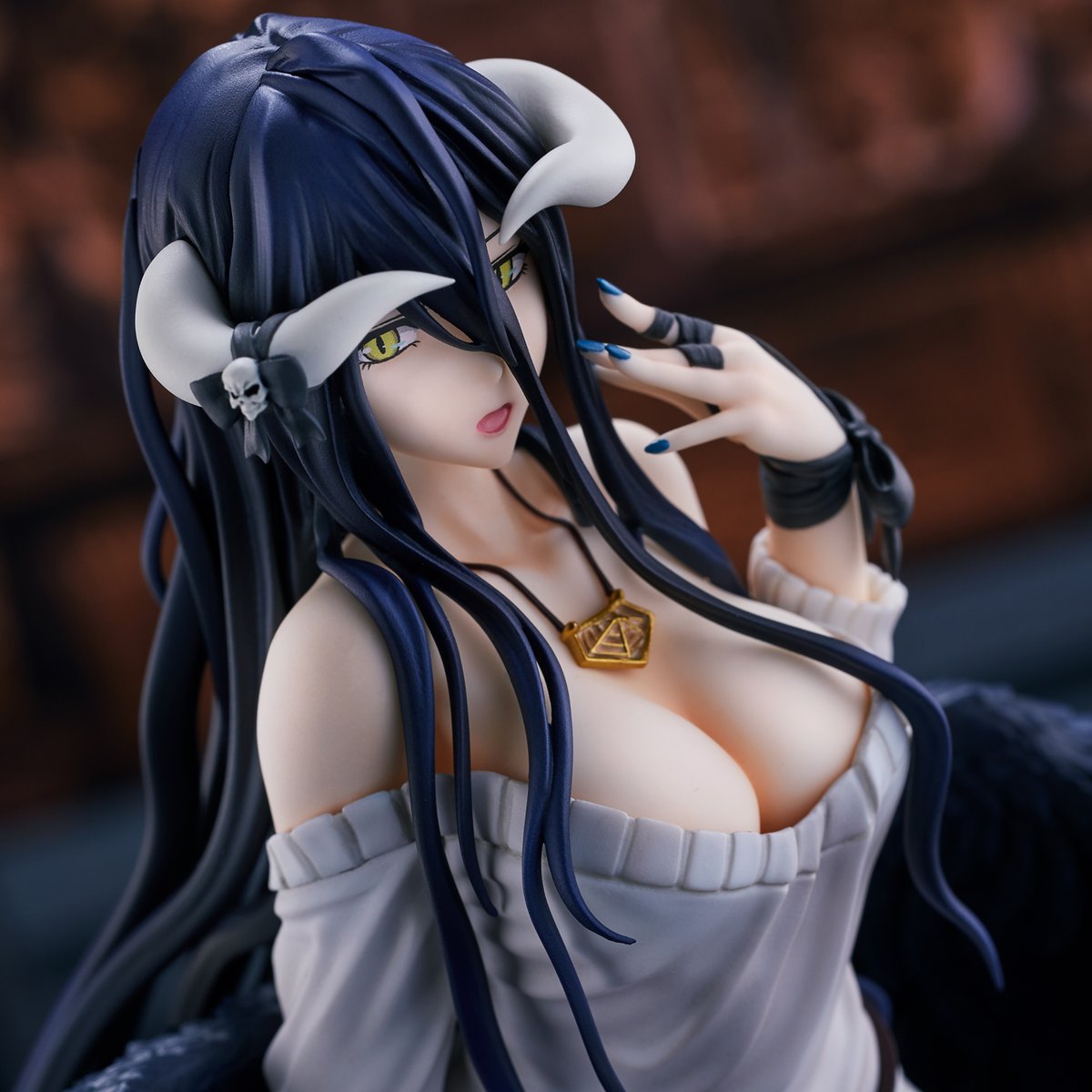 animetrends's tweet photo. Union Creative anunció el lanzamiento de una figura a escala 1/6 basada en Albedo (So-Bin Ver.) de la franquicia de "Overlord", para noviembre de 2022. Mide 270 mm y tendrá un precio de 22,000 yenes (166 dólares). #overlord https://t.co/w0qsj1EhKv