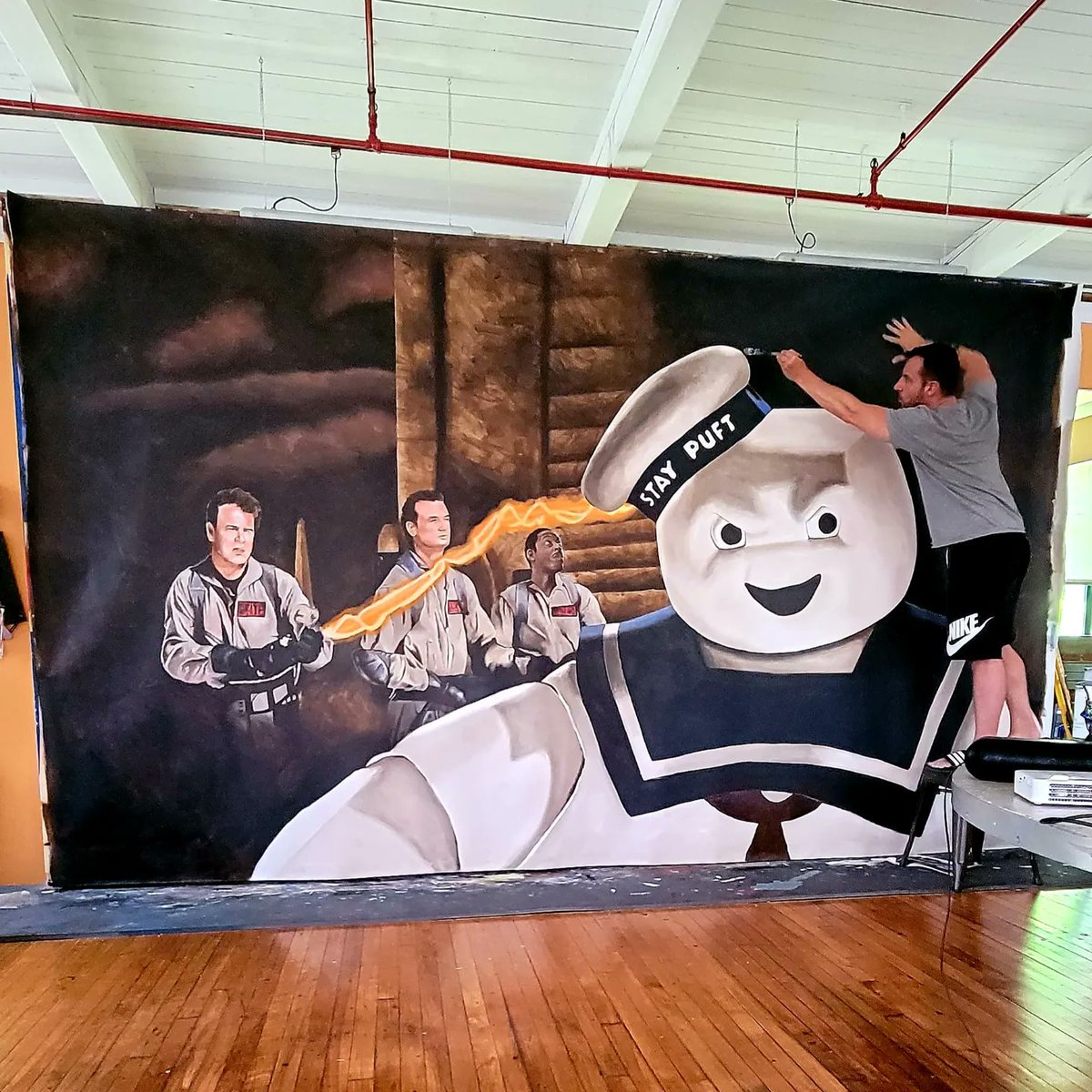 Here are this year's murals for Madison's Nihlght in Hand 2022.  Nothing like some old school Ghostbusters and Austin Powers. Hope you like, on to the next one! 🎨😊👻
.
#ghostbusters #austinpowers
