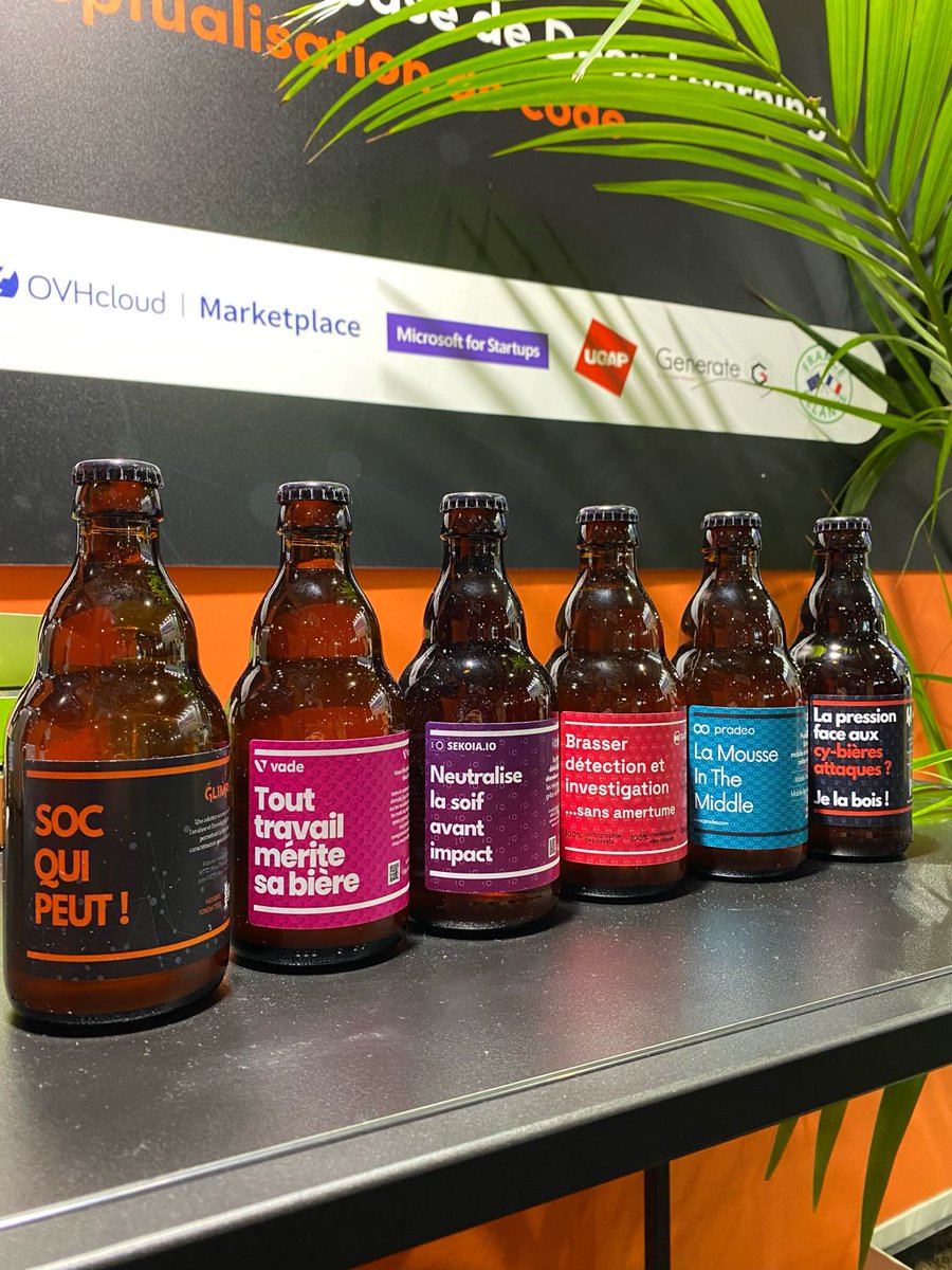 davidbizeul's tweet image. J&apos;adore ce concept de &quot;6 bières attaquent&quot; au @FIC_eu sur le plateau #Open XDR Platform. Bravo aux créatifs pour l&apos;idée et la mise en oeuvre!