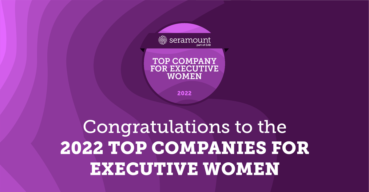 Seramount's tweet photo. Within this list, we analyze and share best practices that propel women to the top, the demographics of the most senior levels, and highlight companies closing the gender gap. Learn more about the winning companies here: https://t.co/ADq2S1LQGO https://t.co/9jAtAQijtl