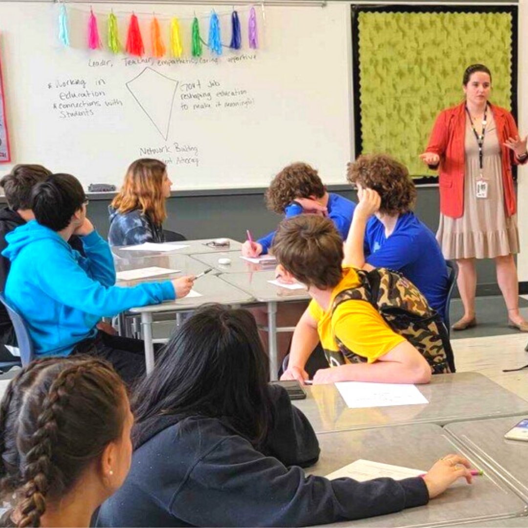 Last month, students in Mrs. Fannin’s Financial Literacy class were challenged to find a solution to a problem they’re passionate about. They pitched ideas to community members &amp; administrators from the district. The winners received "investments" from the judges.  #WCconnects