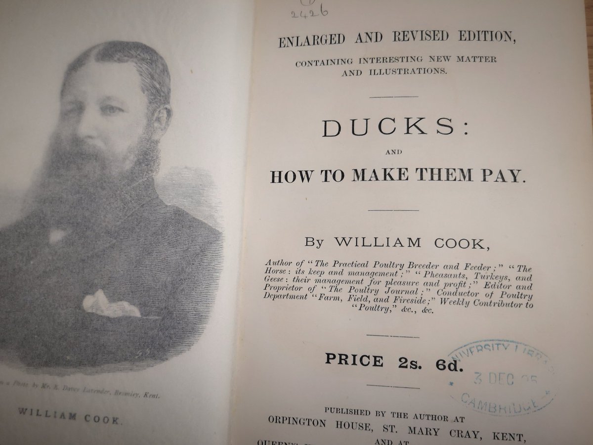 theUL's tweet photo. We think they came to consult 'Frisky ducks & other poems' by Mario Relich. Sadly for our feathered friends, that particular book is in our Ely store!
They did however find this one quite interesting...
#LibraryDucks @Cambridge_Uni https://t.co/jRuNsgBUY3