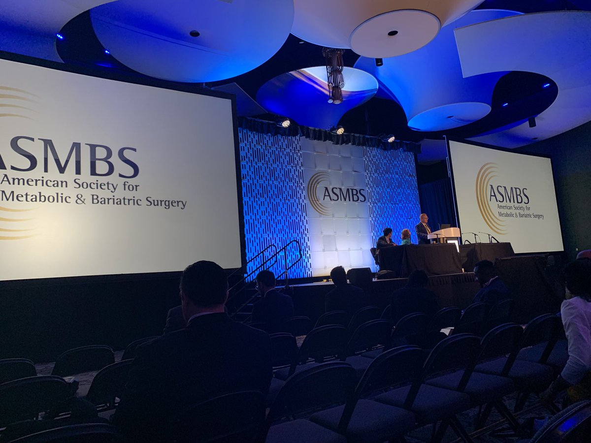 Was so thrilled to share the stage with @drmonamisra @jdscottmd & our @ASMBS president @shanu_kothari as co-moderator for Top Papers 1 session at #ASMBS22 - lots of great studies & discussion, now time for Top Papers 2 in ballroom C