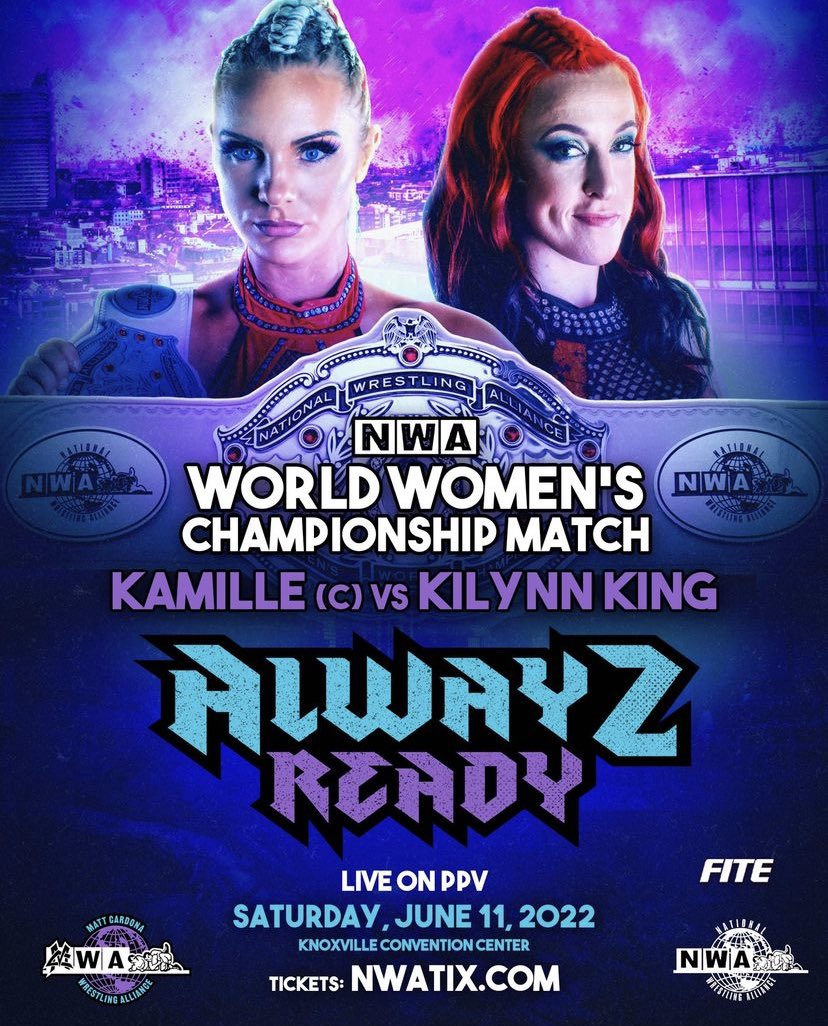 Thank you @davidlagreca1 & @bullyray5150 for having me back on @BustedOpenRadio ..

Time to get back to it & stay ready for #AlwayzReady this Saturday, June 11th, for the NWA World Women’s Championship in Knoxville..

Like Dave said, I’m about to bring home so new gold..👑💪🏻🔥