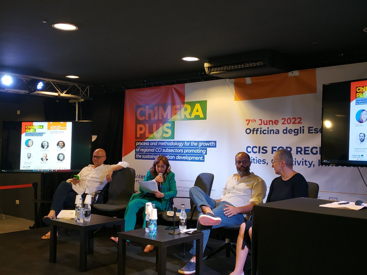 In the 4th panel of <a href="/ChimeraPlus/">ChIMERA_Plus Project</a> final event we are going to discuss about:what #CCIs do. Which role the CCI plays on the transition process towards #urban #Sustainability? #MessFestival #sarajevo #Vigamus #Rome #Bocconi #University #Topoló #Tpoluove