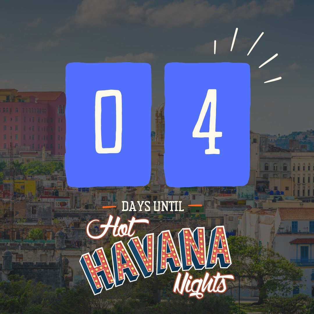 SafeEmbrace's tweet photo. Four. More. Days.

Hot Havana Nights are coming to Reno on Saturday June 11th from 4pm - 8pm at South Creek.

Details below and in our bio! 

https://t.co/Ba4m7zkt03 https://t.co/JrzYa9I4Ej