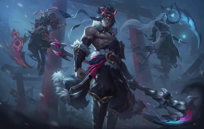 Caitlyn y Kayn luna nevada ❄️🌕 