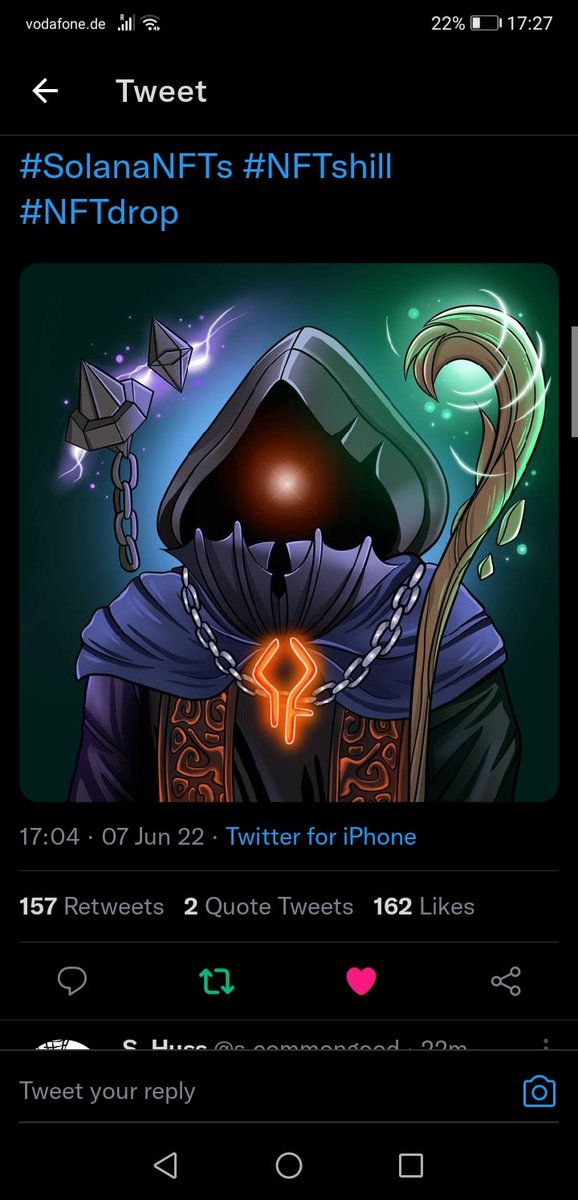 MacMofasNFT's tweet photo. @Warlock_Sol @solaland123 Done 😎 https://t.co/HHJsJqeRdz