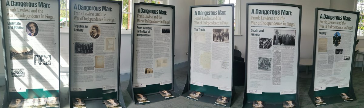 fingallibraries's tweet photo. An Exhibition  on the life of Irish revolutionary and politician Frank Lawless will be on display in Malahide library throughout June. Pamphlets containing information about the exhibition, in both Irish and English! #MalahideLibrary #LeapIntoLibraries https://t.co/jmvl0unkVh
