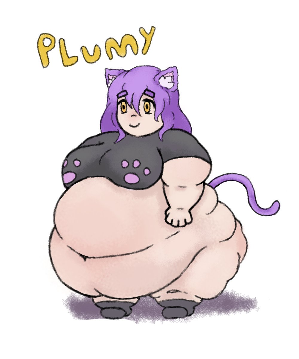 PlumTeaTree's tweet photo. meet my oc plumy 😻 https://t.co/qbCyKywlXB