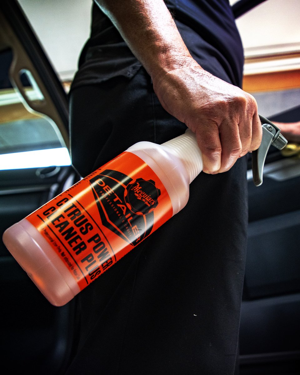 Meguiars's tweet photo. Whether you’re a pro detailer in need of an all-purpose cleaner or a detailing enthusiast wanting a ready-to-use product, D107’s got you covered!
Citrus Power Cleaner Plus!
#allpurposecleaner #multisurfacecleaner #citruscleaner #prodetailing https://t.co/jce1VYgUfF