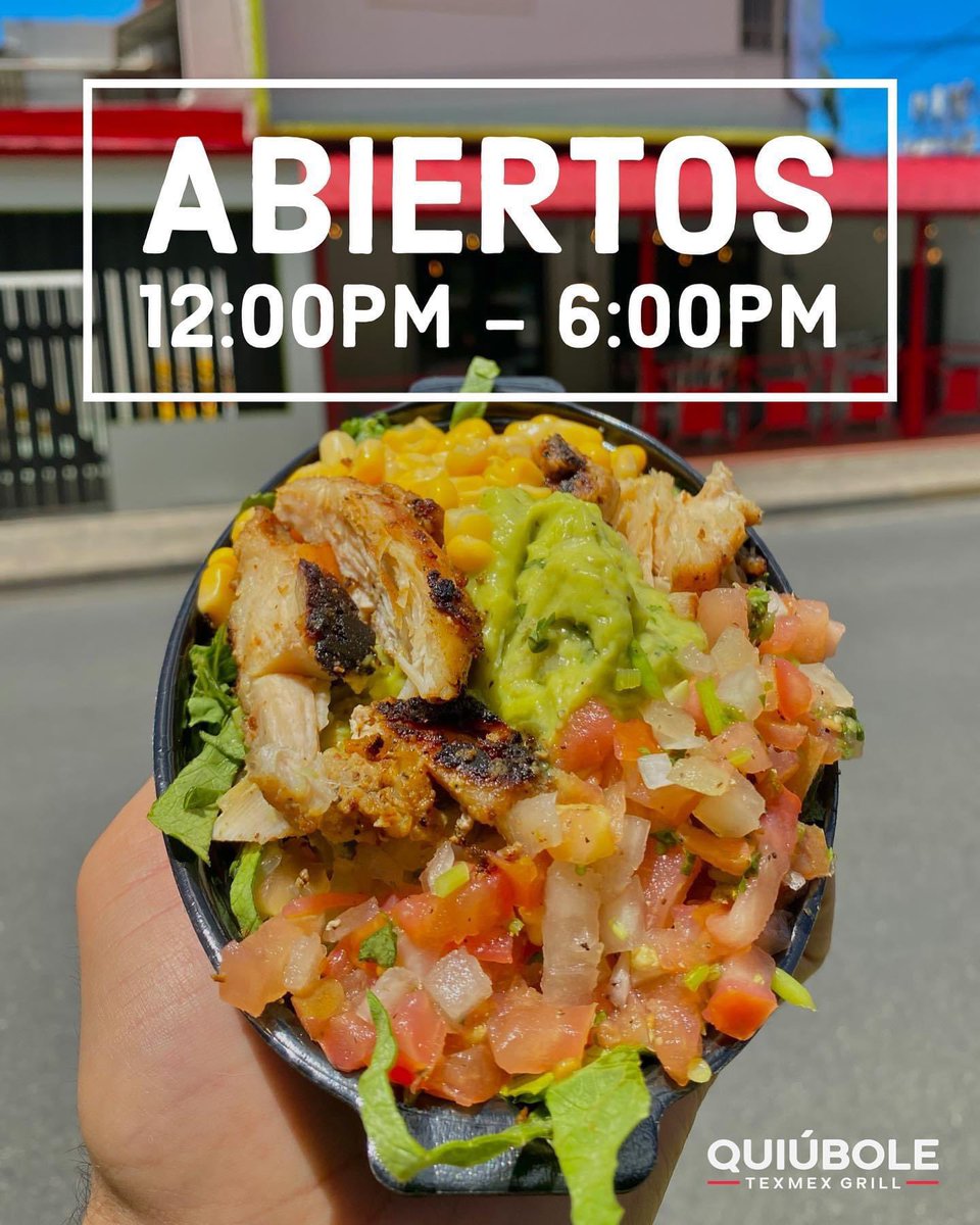 Lo sabemos....nos extrañaste ¡pero ya estamos de vuelta! 🥑

Abiertos hoy de 12:00pm a 6:00pm

Visítanos y ordena tu bowl favorito ❤️

Delivery <a href="/munchies_pr/">Munchies PR 📲🟠</a> 🛵