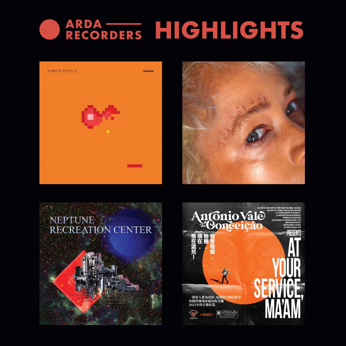 ardarecorders's tweet photo. Today on #ArdaRecordersHighlights:
Reckless: mixed by Zé Nando Pimenta; At Your Service, Ma'am: mixed by @joaobvap; Reckless, DÓIDÓIDÓI, At Your Service, Ma'am, and Neptune Recreation Center: mastered by @omiguelmarques
#ArdaRecorders #Arda https://t.co/wDl5ggjfZO