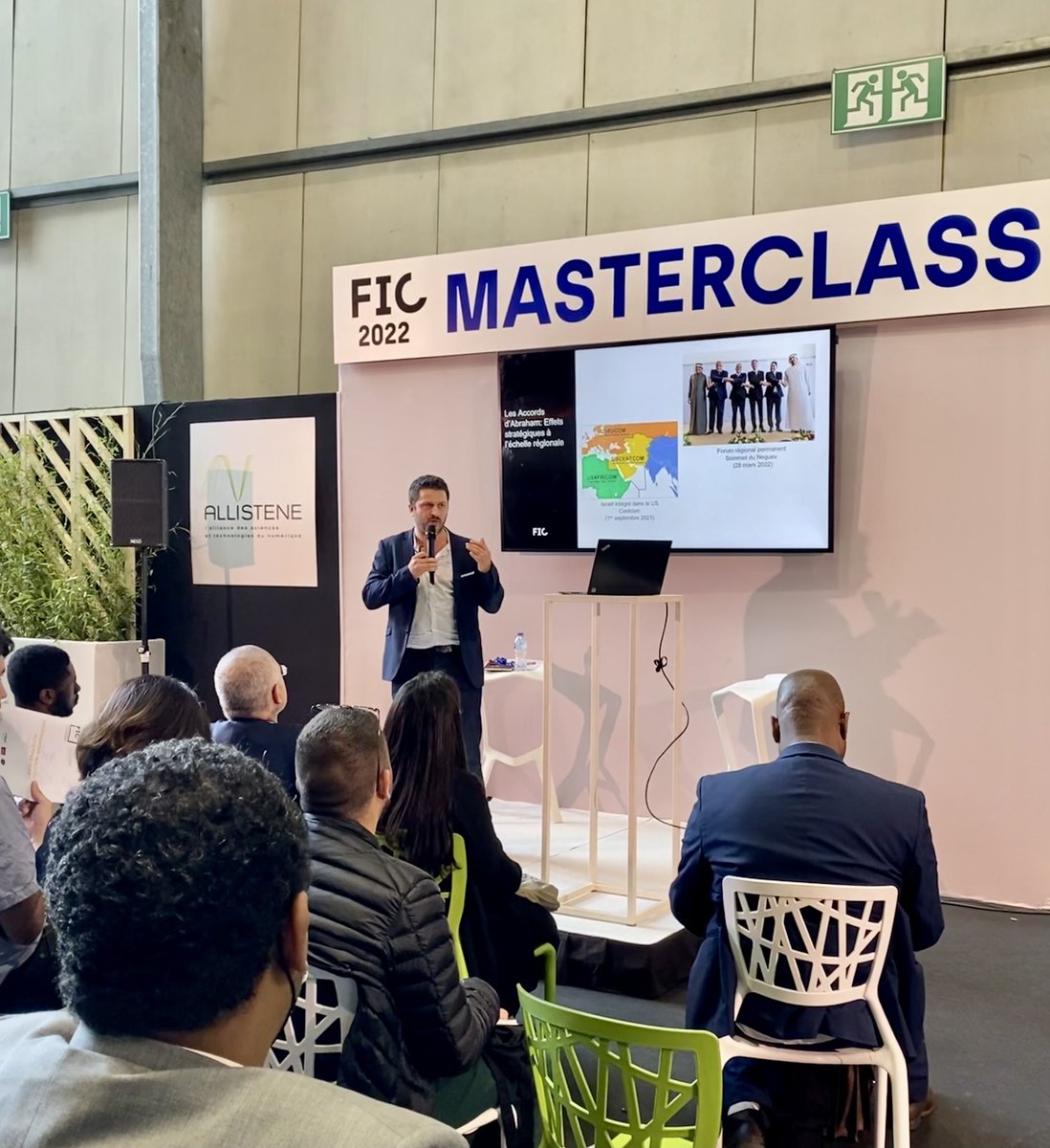 #FIC2022 Masterclass avec <a href="/ilscialom/">Ilan Scialom</a>, doctorant Geode, sur la Coopération cyber entre #Israël et #ÉmiratsArabesUnis : origines, nature et impacts géopolitiques au Moyen-Orient