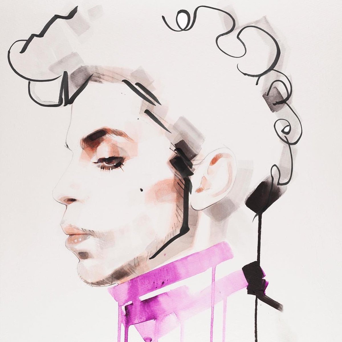 tinface's tweet photo. Happy heavenly birthday #prince 💜☔️ @prince #artworkbyme https://t.co/DAnR9qyKMq