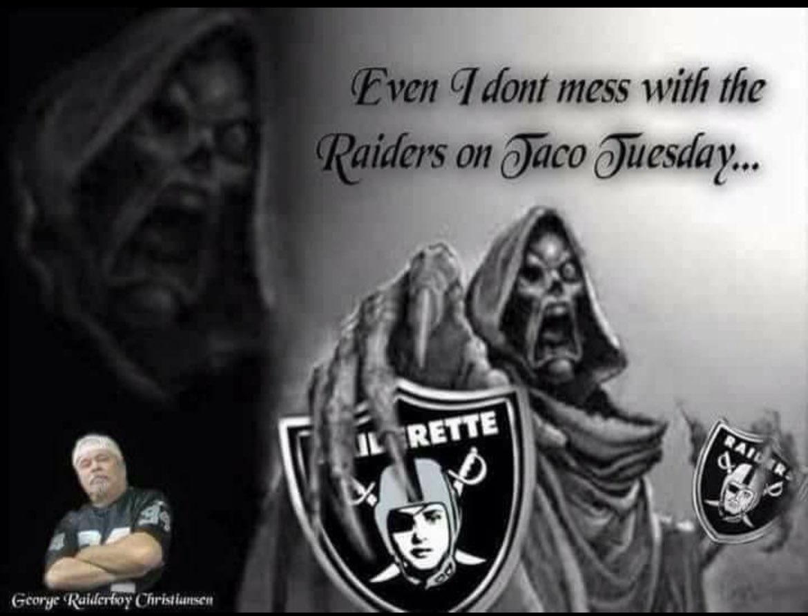 eddiegarcia2468's tweet photo. Don’t mess with the Raiders on Taco Tuesday!
#RaiderEd #RaiderNation https://t.co/0DE9pAOnjZ