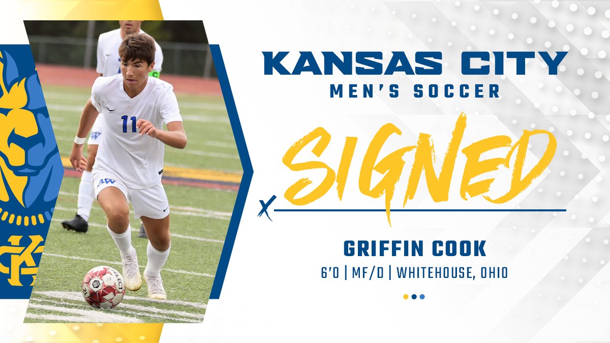 KCRoosMSoccer's tweet photo. 𝐑𝐎𝐎 𝐔𝐏 🦘🆙
A midfielder out of Whitehouse, Ohio, please welcome Griffin Cook (@griffincook__) to the Roo Family 💪

READ ➡️ https://t.co/gX2FWqEb1o

#ROOUP | #DeclareKC https://t.co/ABFRUDFdei