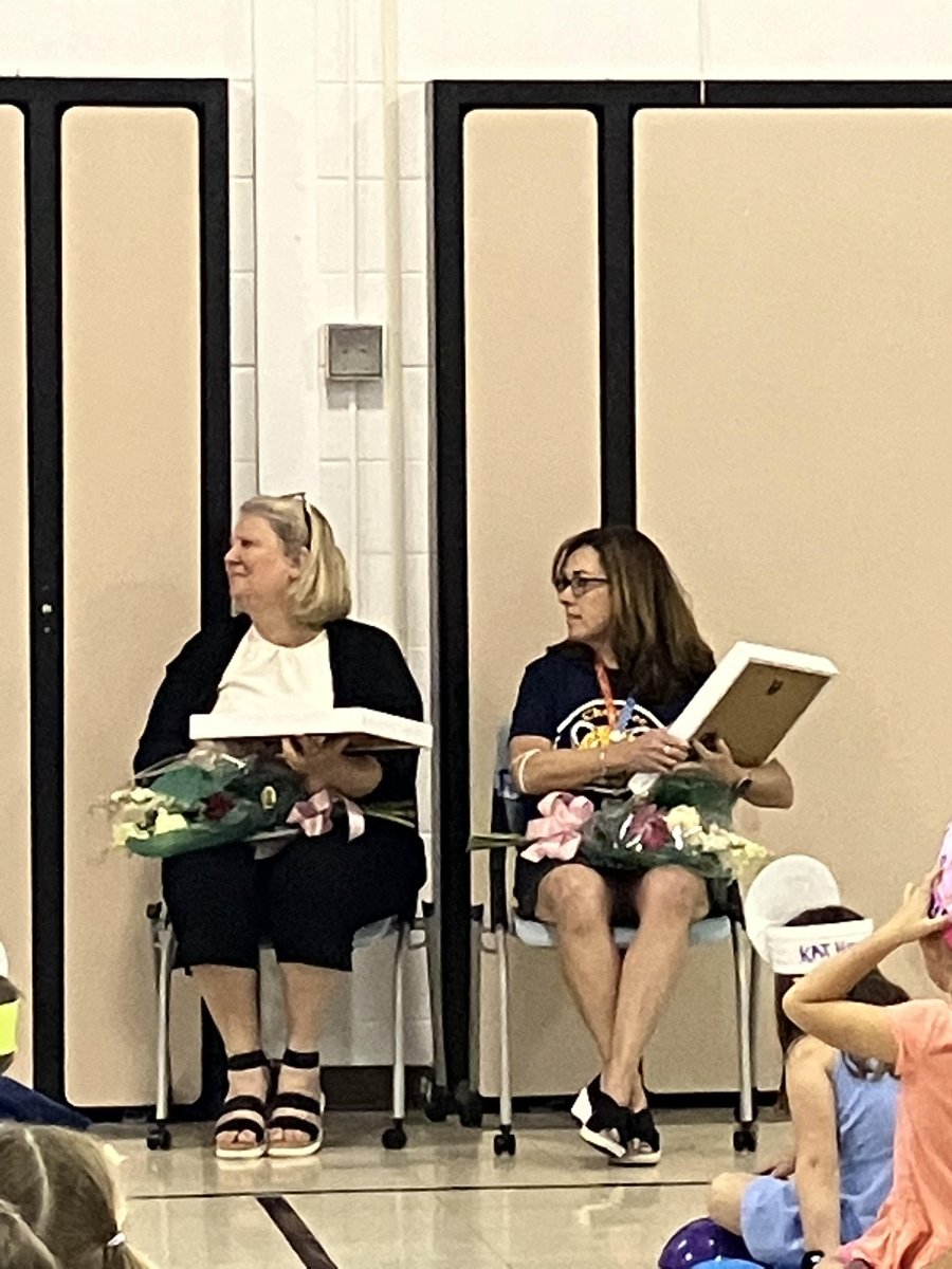 These two educators will be dearly missed !  Congratulations <a href="/franksenreads67/">Traci Franksen</a>  @iCoach_d67   #cherokeeinspires #findingjoy67.