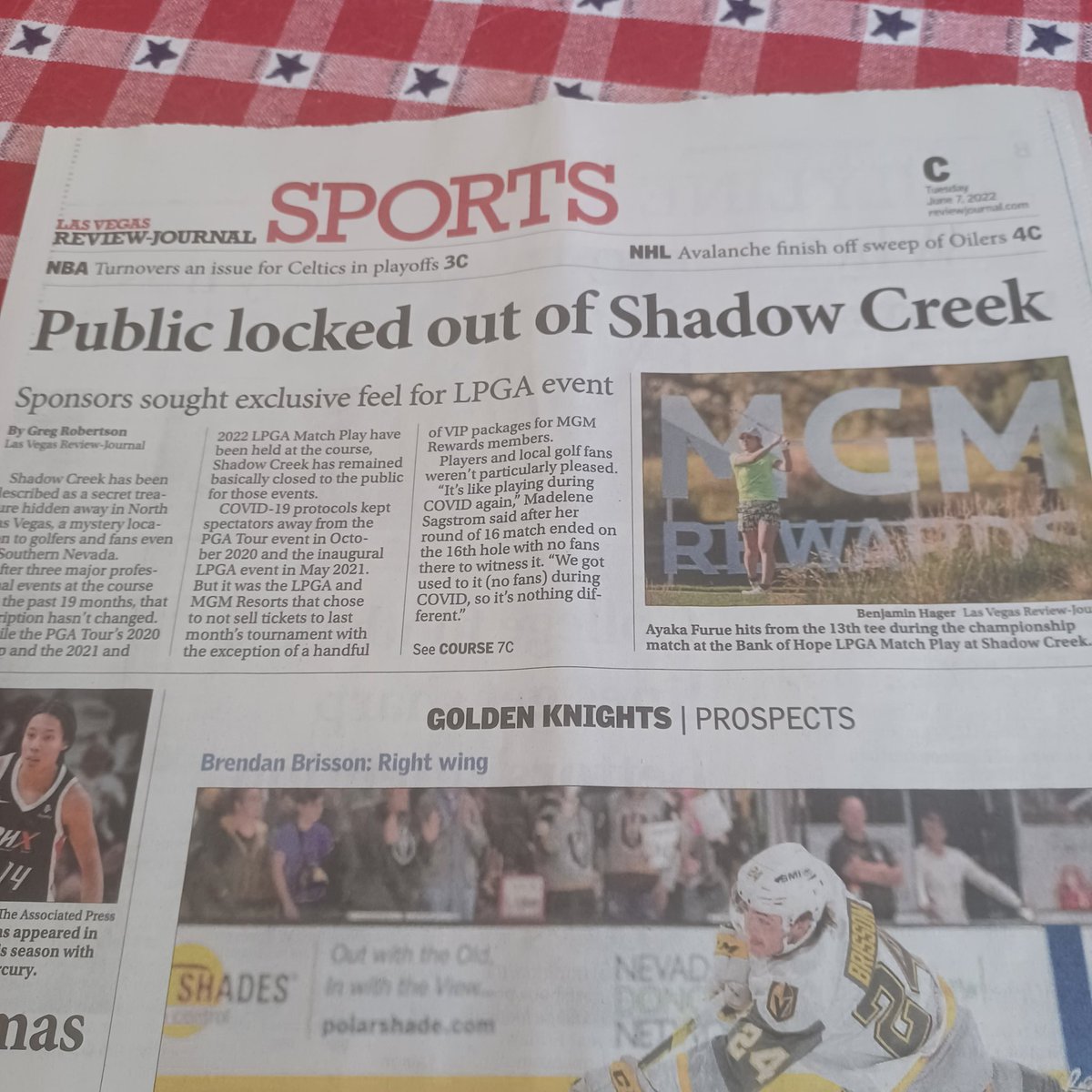 What a greedy mistake by the invisible owners and managers of the Strip, represented here by MGM. This display exceeded only by the very wealthy pros deserting the PGA Tour for the obscene Arab oil money. They hurt the public with their "exclusive" atmosphere. Care about locals?