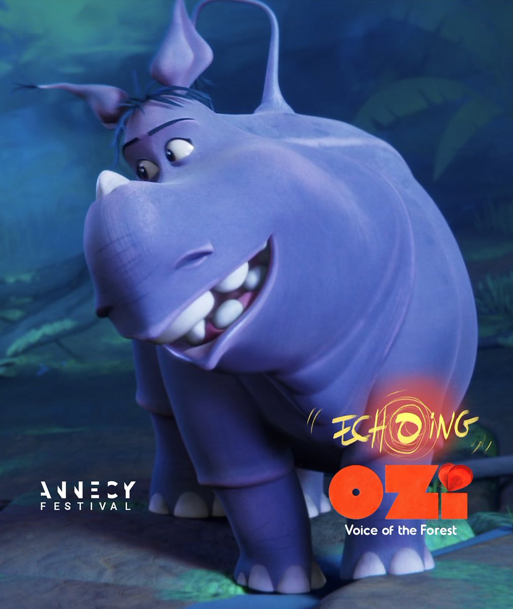The fabulous @UrzilaCarlson voices Honkus 🦏

Honkus is a loud, confident, funny, and unconventional rhino. Not bothered by being the last of her kind, she is oblivious to her own limitations. She thinks out loud, unafraid of saying whatever she’s thinking. 

#Ozi #AnnecyFestival