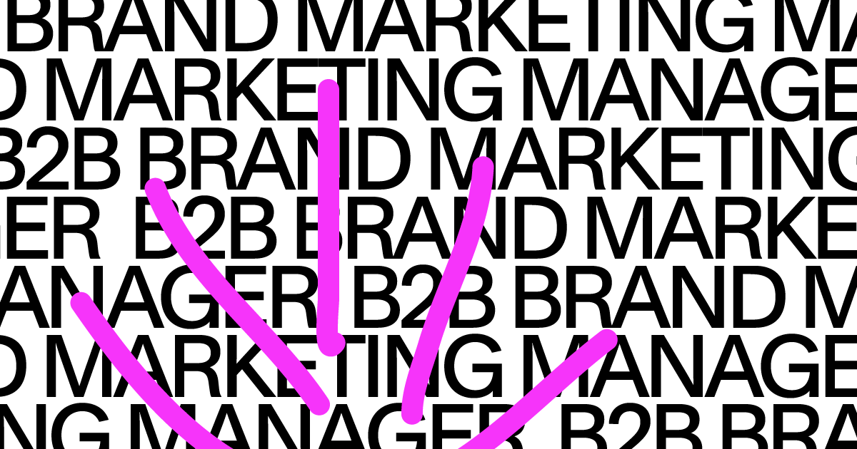 ⚡️ Se busca B2B Brand Marketing Manager ⚡️

O algo así... Una persona especialista en Marketing y Comunicación, orientada a negocio y buena gente, claro!

📍Madrid y remoto
💵 36 - 46K€

Apúntate aquí, estamos deseando conocerte 🖤solublestudio.com/es/oferta/b2b-…