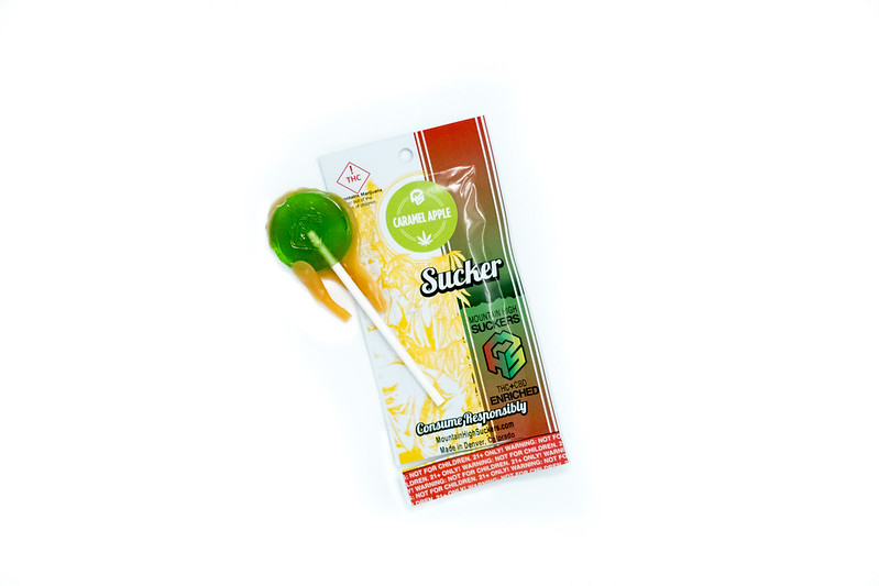 1Chance2GrowUp's tweet photo. This week’s #weeklypotshot features the THC-infused version of the popular Caramel Apple lollipops, purchased in Colorado.. It may look like an innocuous treat, but it’s THC infused and with a difficult to read universal symbol and kid-friendly flavor, can be confused with candy. https://t.co/D1IE55RGOM