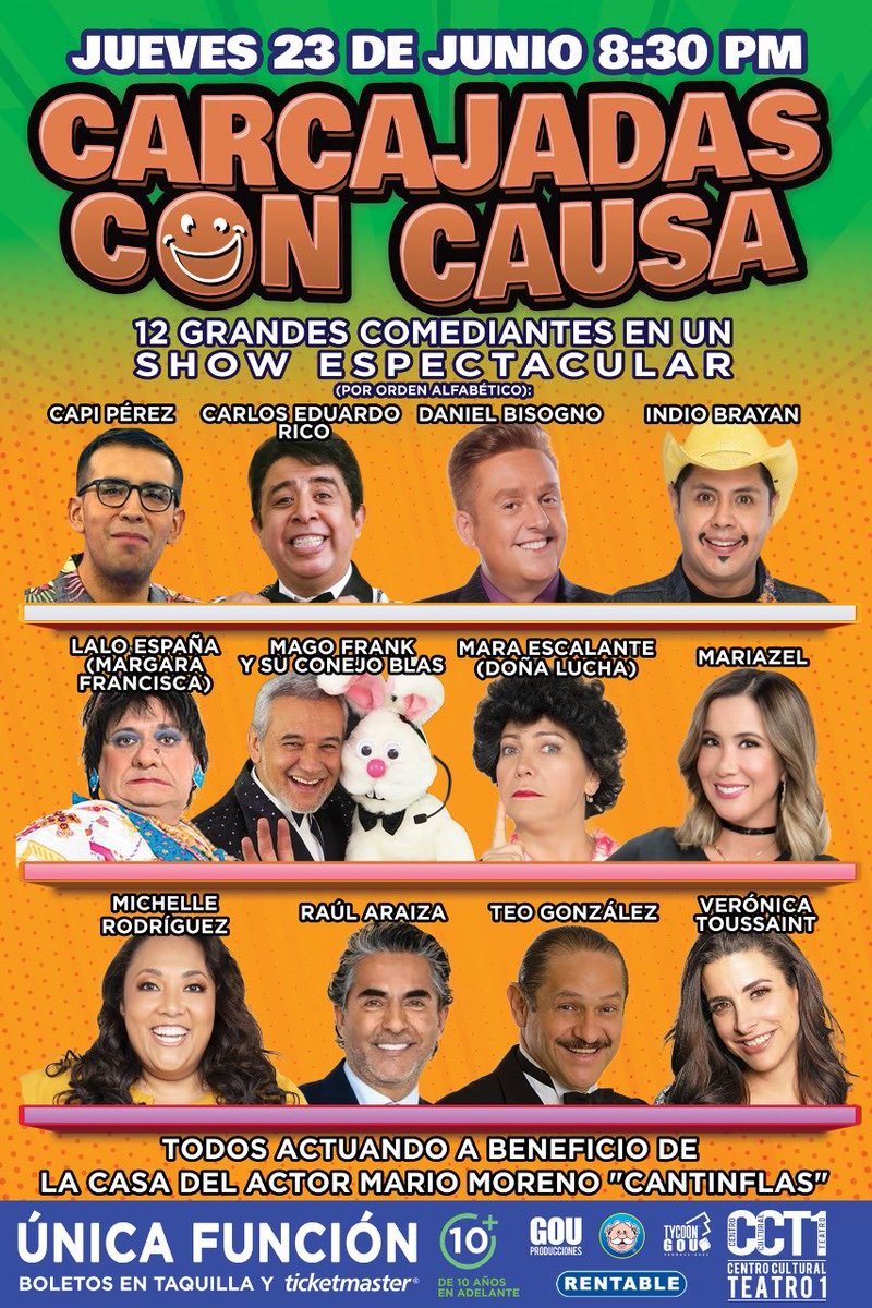 Una gran causa! Todo es para ayudar únicamente los esperamos!