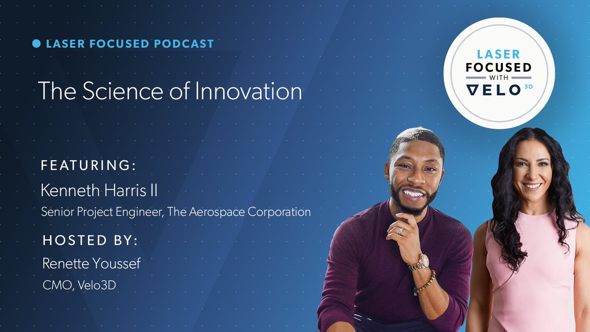 Named to Forbes’ 2020 list of 30 Under 30 in science, <a href="/KennyFHarris/">Dr. Kenneth Harris II</a> has had some incredible achievements with NASA and beyond since starting his career at just 16 years old. Hear all about it on the new episode of #LaserFocused by <a href="/VELO3DMetal/">Velo3D</a>  lnkd.in/g9YfiWHH