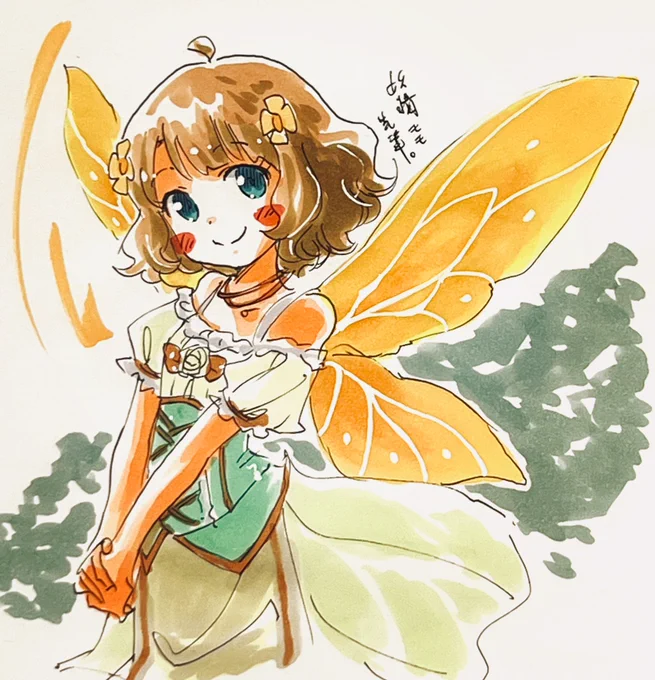 妖精モモ🧚‍♀️役桃子ちゃんセンパイ。 