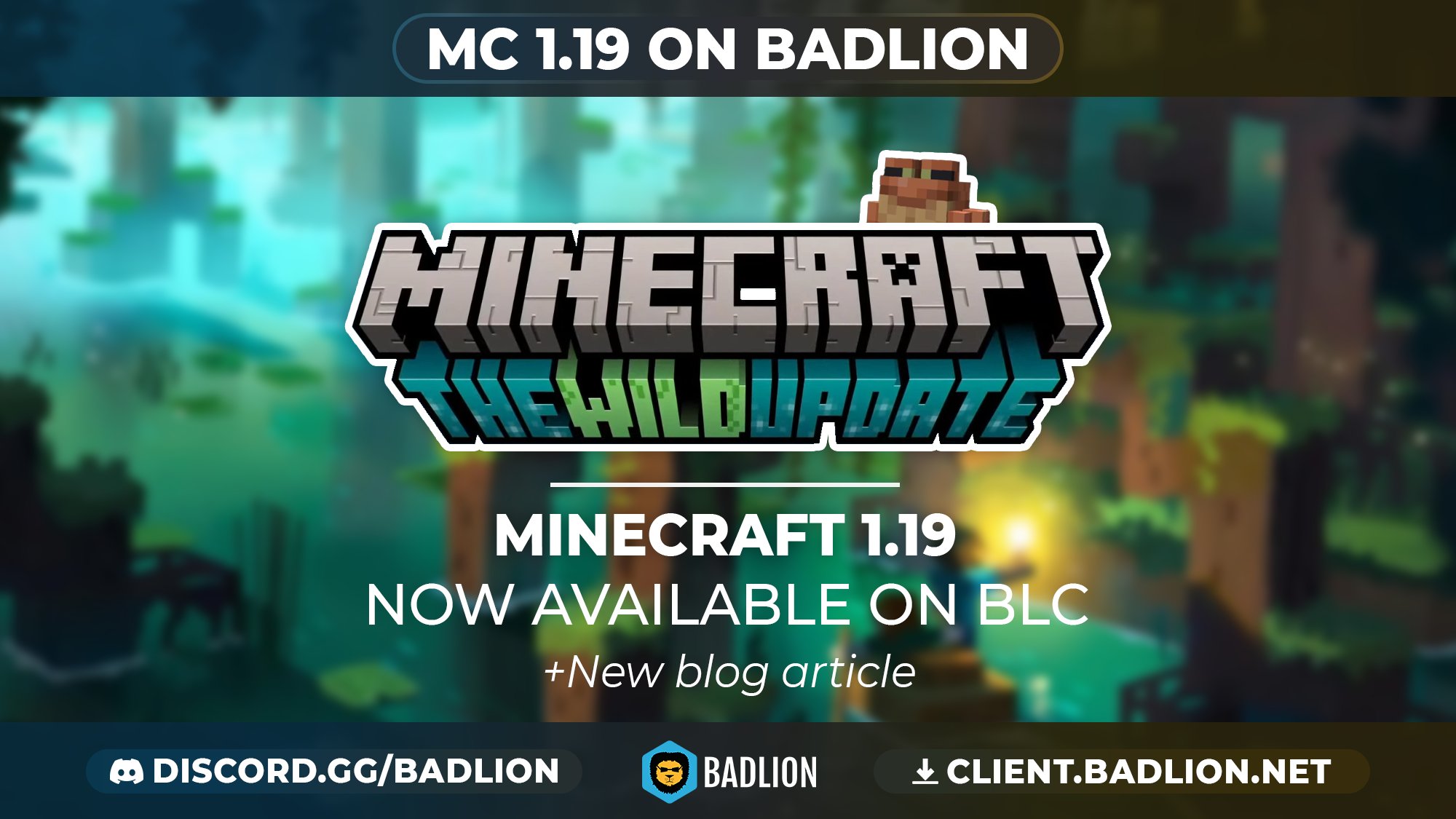 Badlion Client Start Exploring The Minecraft 1 19 Wild Update A New Blog Article Is Up And Waiting To Be Read T Co Cdatfohskv T Co N6bmh9poeh Twitter