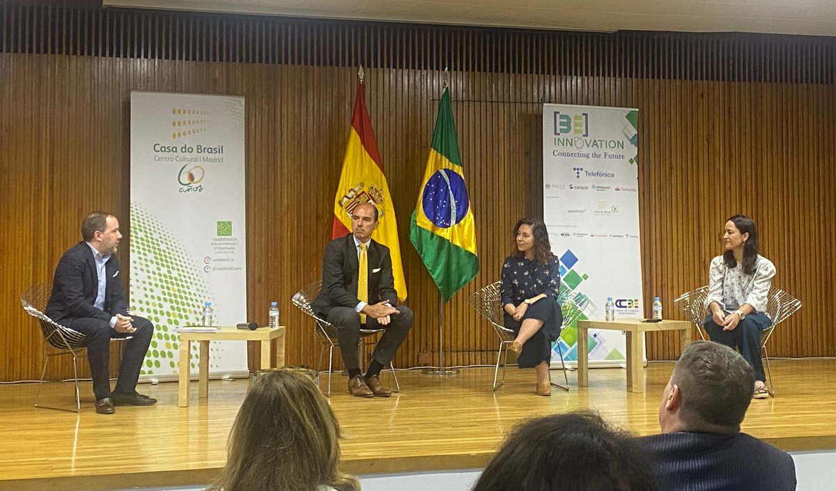 Cámara Brasil-España (@camarabr_esp) on Twitter photo Open Innovation Labs, moderada por Raúl Álvarez, nuestro vicepresidente y director de estrategia digital en @StefaniniGlobal, junto a Carolina García, de <a href="/ProsegurES/">ProsegurES</a>, Juan Jiménez, CEO de <a href="/Alastria_/">Alastria Blockchain Ecosystem</a> y Digital Public en <a href="/santander_es/">Santander España</a> y <a href="/marciacmaciel/">Marcia Maciel</a> de <a href="/OpenFuture_/">Telefonica Open Future</a>
#BEINNOVATION Open Innovation Labs, moderada por Raúl Álvarez, nuestro vicepresidente y director de estrategia digital en @StefaniniGlobal, junto a Carolina García, de <a href="/ProsegurES/">ProsegurES</a>, Juan Jiménez, CEO de <a href="/Alastria_/">Alastria Blockchain Ecosystem</a> y Digital Public en <a href="/santander_es/">Santander España</a> y <a href="/marciacmaciel/">Marcia Maciel</a> de <a href="/OpenFuture_/">Telefonica Open Future</a>
#BEINNOVATION