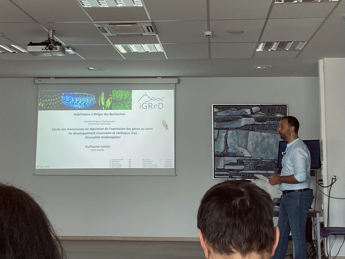 @GuillaumeJunion , the man of the day ! Congrats to the new PhD students supervisor! Well deserved, huge amount of great science.