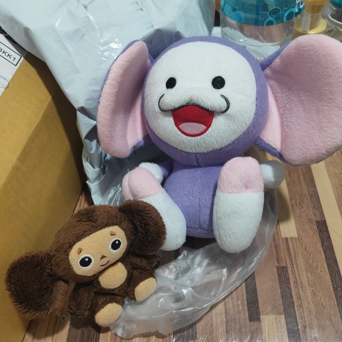 Aircoolative's tweet photo. ได้น้องมาใหม่อีกสองตัว
น้องงงงงง🥰 #จิมปุย #Chimpui #チンプイ
#เชบูราชก้า #Cheburashka #Чебурашка https://t.co/xmSMqlDpIc