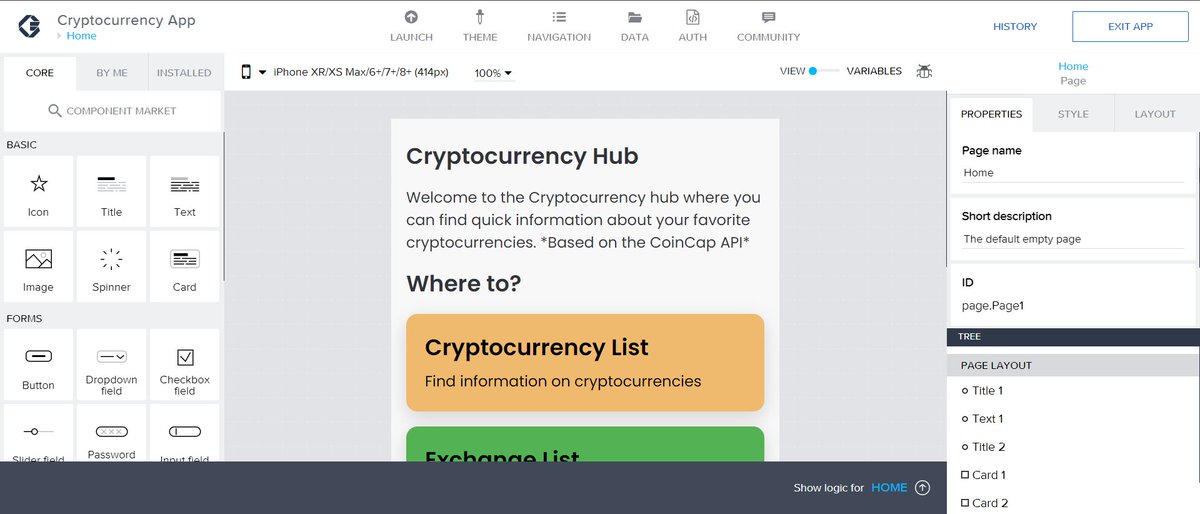 SAPCommunity's tweet image. 💠 Get inspired with these examples 👇 

Fantasy baseball app  ⚾ 👉 sap.to/6015znpK3

Cryptocurrency info app 💲👉 sap.to/6016znpKO

What have you been building using #SAPAppGyver?

#SAPLowCodeNoCodeChallenge