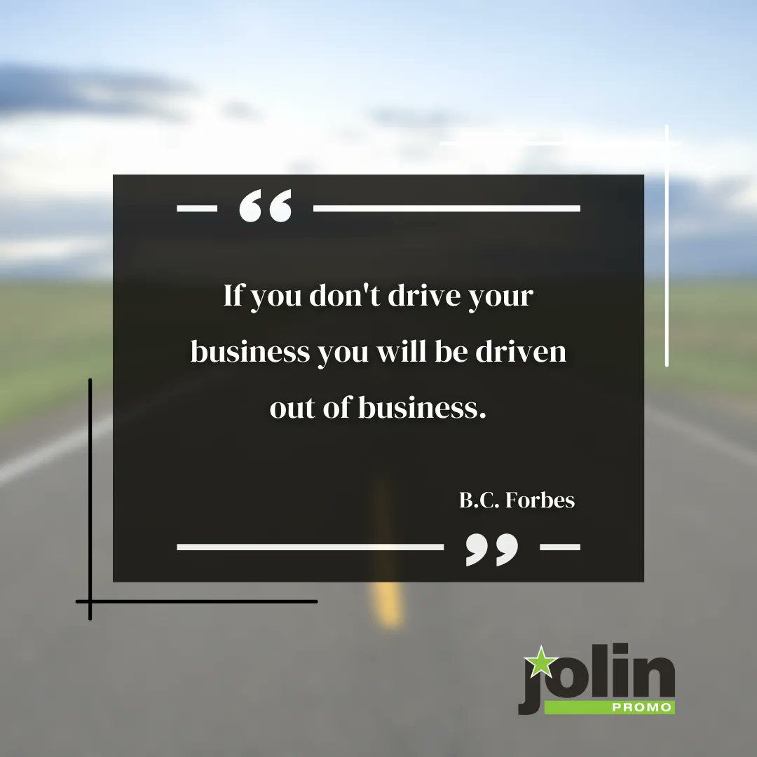 If you are not pushing your business forward you may get passed. What are you doing to drive your business? How can I help?