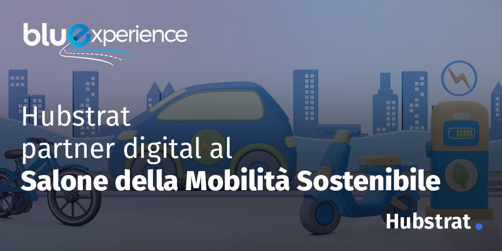 Hubstrat's tweet photo. #Hubstrat parteciperà al Salone della Mobilità Sostenibile, la prima fiera interamente dedicata al tema della mobilità sostenibile e intelligente, che si terrà il 10, 11, 12 giugno 2022 alla Mostra D’Oltremare di Napoli. https://t.co/tstvQglrYn