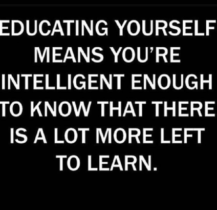 There is a lot more left to learn.
#positivethinking