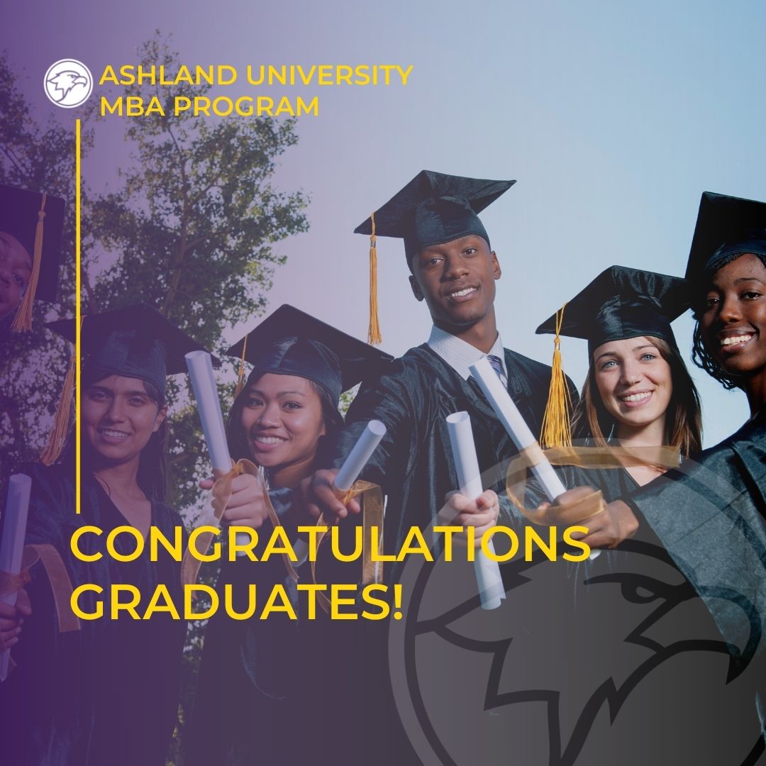 Our May graduates deserve a big congrats! Their MBA experience transformed their career path, and our curriculum helped them achieve their goal.

See what graduates have to say about their success from Ashland’s MBA program! bit.ly/3N2G6AB