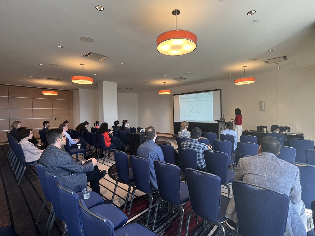 houra_m's tweet photo. PhD Candidate @DanielleRipsman chairing a very interesting session on application-driven decision-making under uncertainty, at #CORS2022 #INFORMS2022VANCOUVER https://t.co/Q9715sXtk5