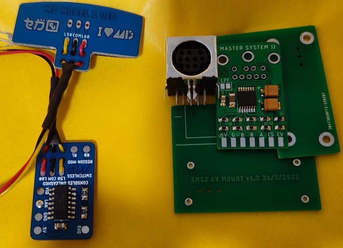 RCampeador's tweet image. Time to enjoy, thanks to @ConsoleMods for creating greats products #MegaDrive #MasterSystemII