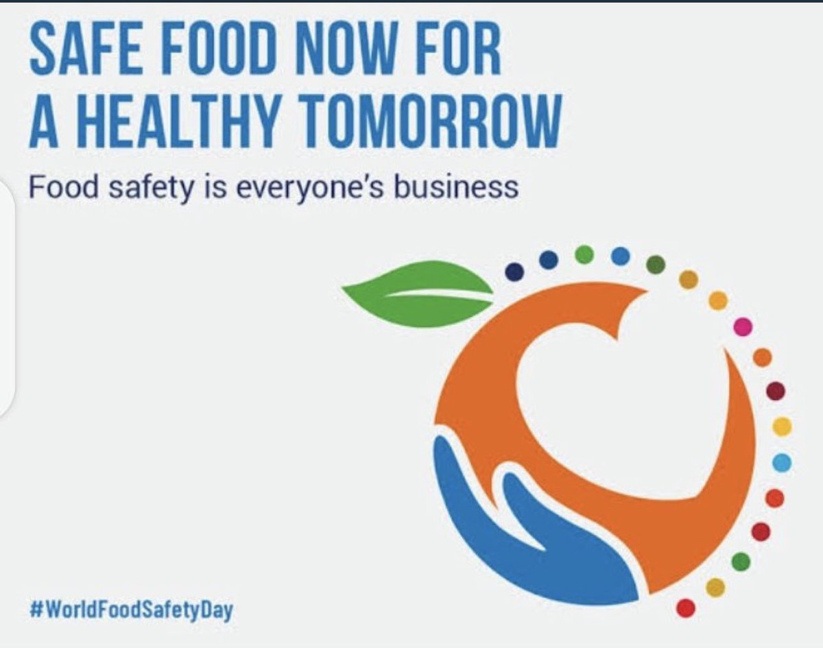 Today is World Food Safety Day. Thank you for your commitment to Food Safety. #FoodSafety #FoodSafetyEveryonesBusiness #WorldFoodSafetyDay @GrewalMandee @Aaron_McMillan @BDassel @KevinMortimer29 @KirstenPerliski