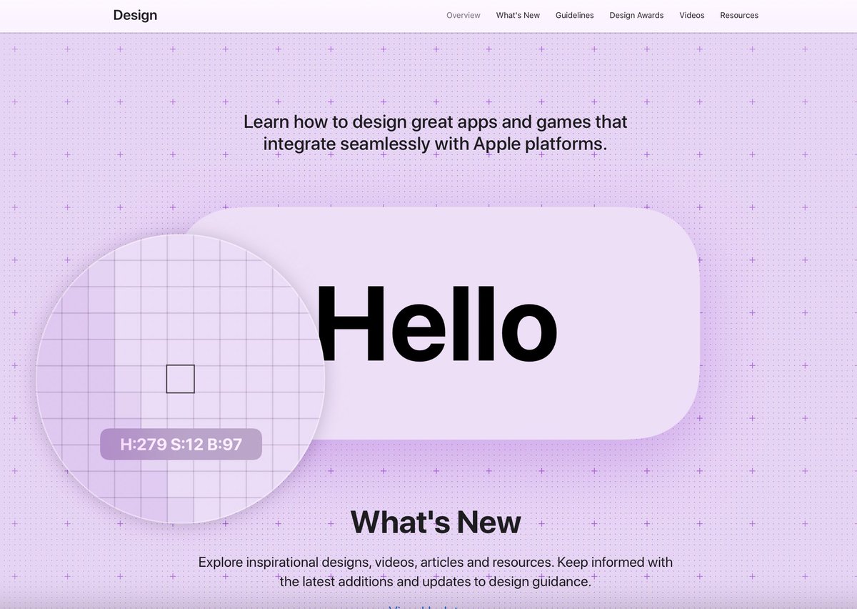lindadong's tweet image. 📣 Brand new Apple Human Interface Guidelines! 📣

That’s right, we’ve completely redesigned the HIG to be more cross-platform, easier to search, and completely reorganized from high level design principles down to low-level component guidance.🧵

developer.apple.com/design/human-i…
