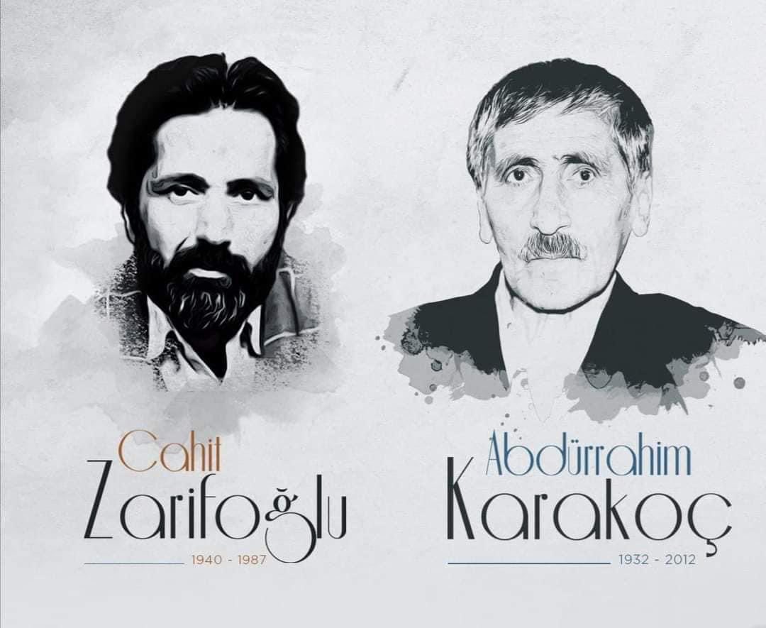 İki güzel İnsan;
Sözlerinden çok yüreğiyle anlaşılmak isteyen şiirin zarif beyefendisi #CahitZarifoğlu,
Mihribanla sevdayı, Hak yol İslamla davayı, Anadolu’yla vatan aşkını ruhumuza dokuyan, fikir adamı, #AbdurrahimKarakoç
Vefatının sene-i devriyesinde rahmetle anıyorum.<a href="/celmesut/">Mesut ÇELEBİ</a>