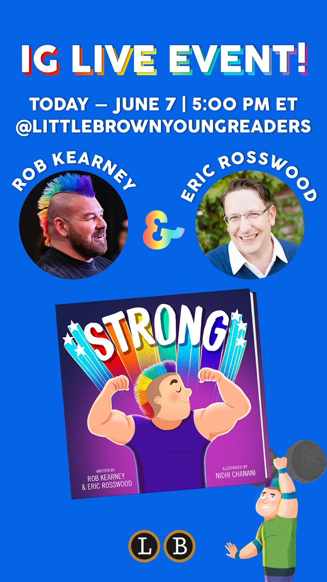 Rob Kearney and I will be hanging out on Instagram live today at 5pm Eastern. Come chat with us! #PrideMonth