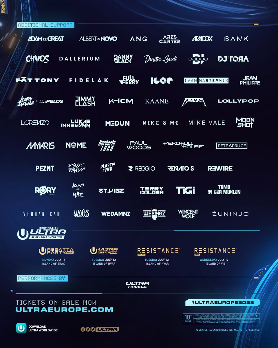 Ultra Music Festival Europe 2024 Lineup Tickets Schedule Map