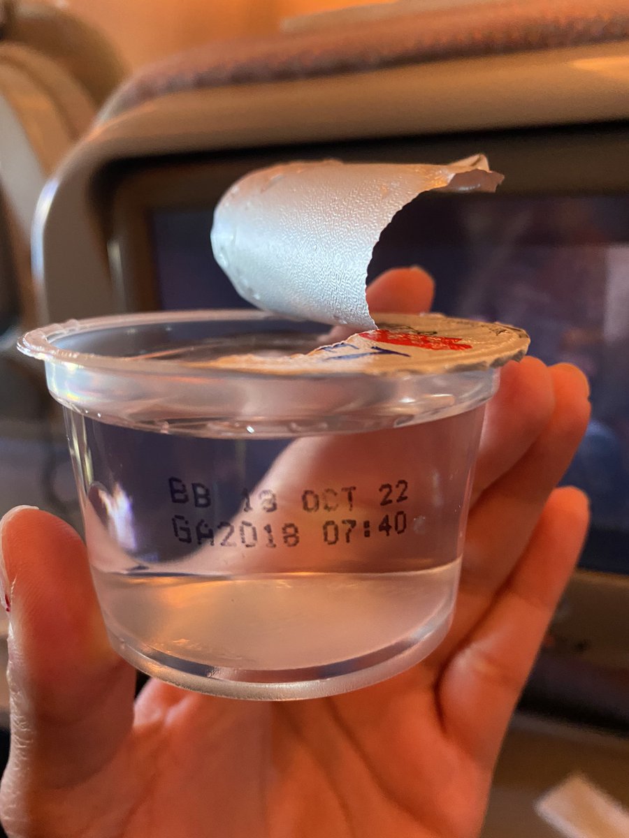 AsmaMah5's tweet photo. @emirates @EmiratesSupport served me water with algae on my flight from Amsterdam to Dubai, from the brand @thirstyplanetuk. Even after multiple complaints no one really cared to respond! Sharing some Pictures with batch code. https://t.co/dJaTzTUfvJ